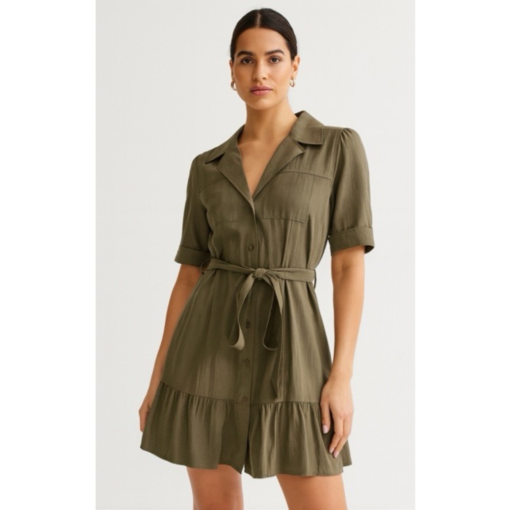 Paige Denim Mayslie Military Short Dress